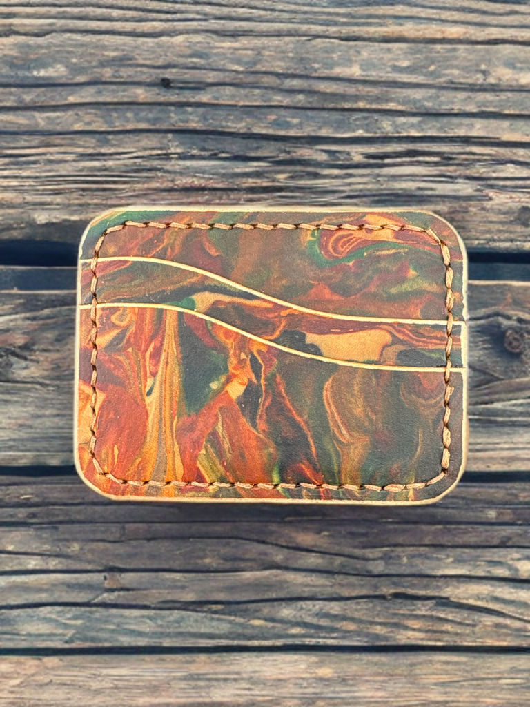 Marbled Minimalist Card Holder