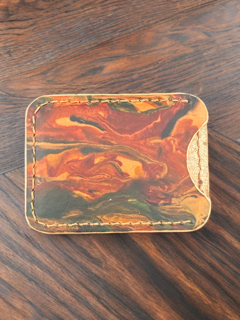 Marbled Minimalist Card Holder